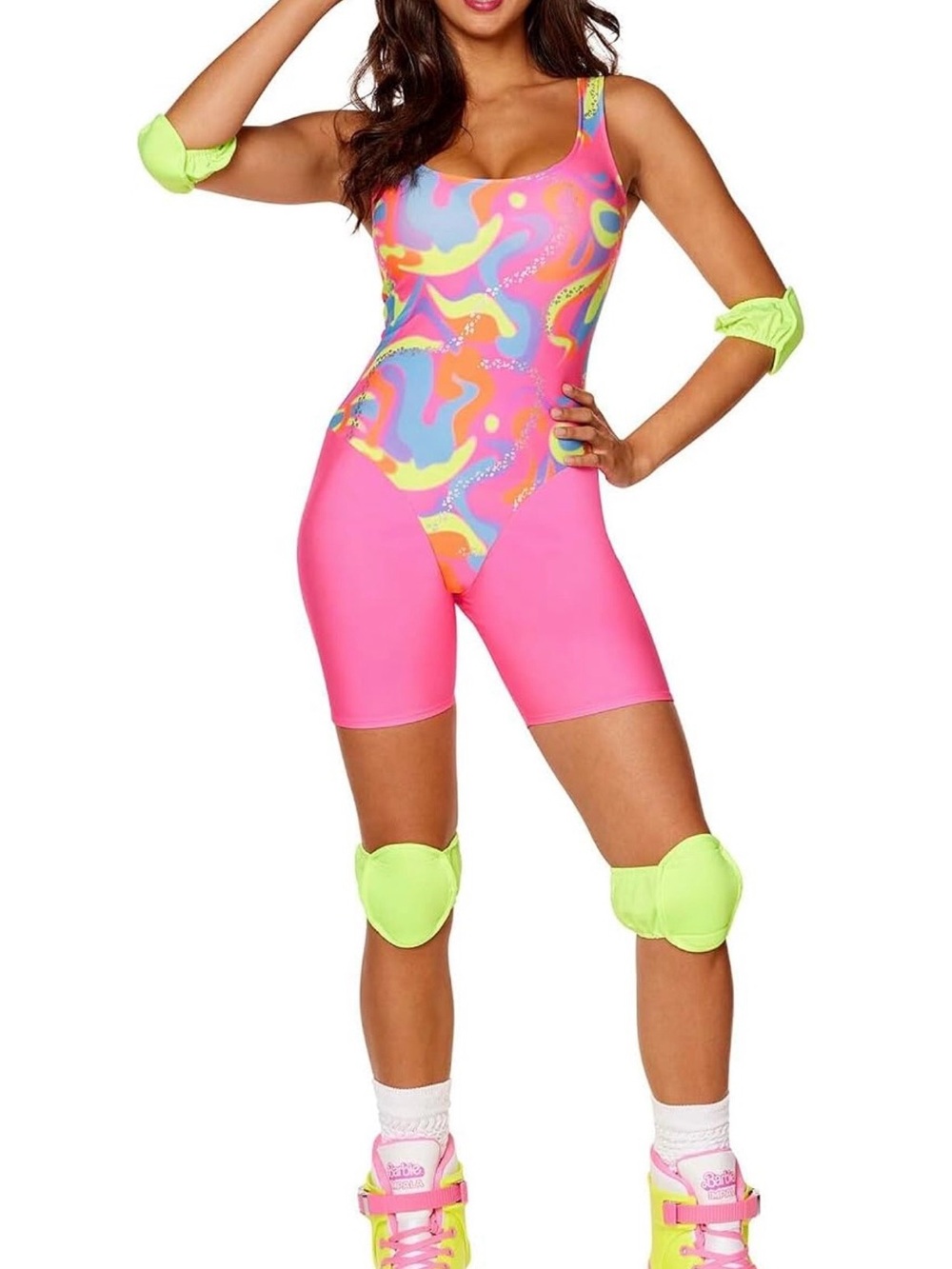 Adult Roller Skating Barbie Costume
